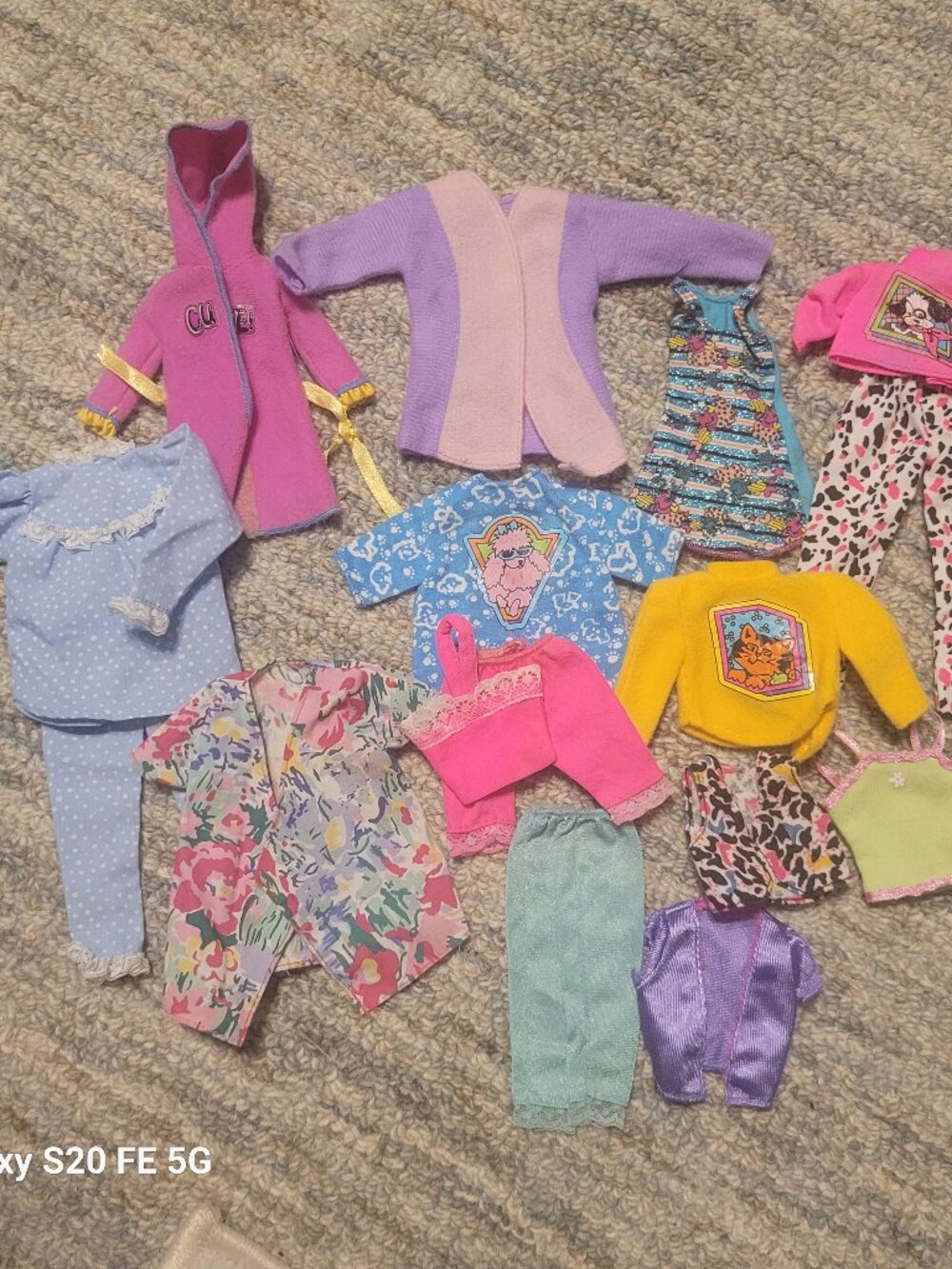 Vintage Barbie and Skipper Pajamas